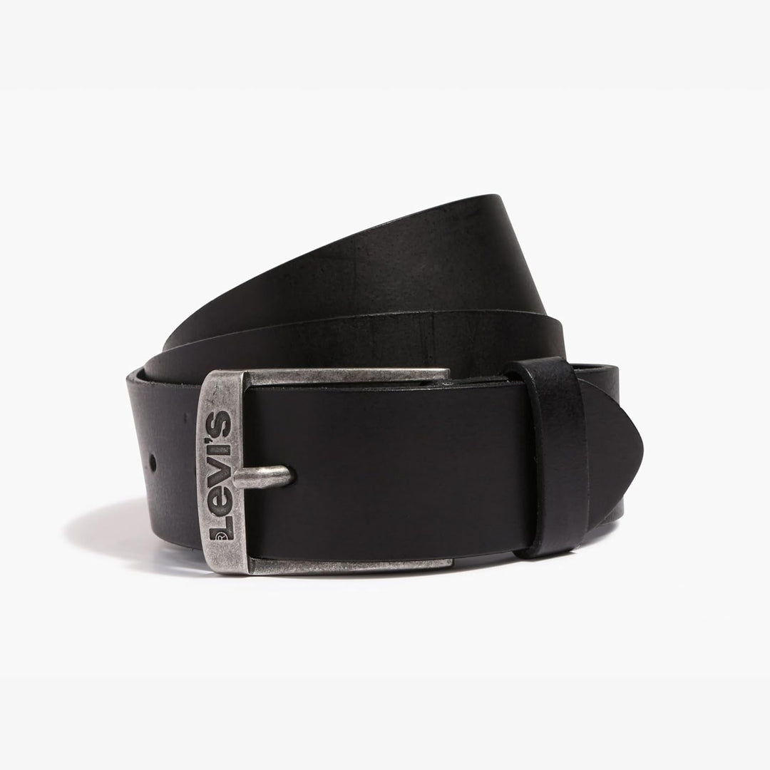 Levi's Herren New Duncan Gürtel Gürtel Regular Black 90, Gürtel Regular Black 90