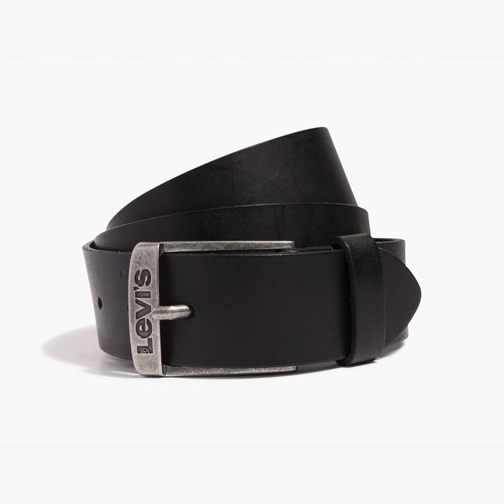 Levi's Herren New Duncan Gürtel Gürtel Regular Black 90, Gürtel Regular Black 90