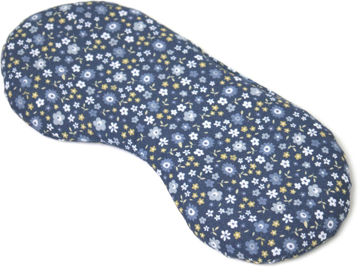 Bio-Bio Augenkissen Augentrost & Leinsamen "Blümchen-blau" zur Entspannung, zum Kühlen, erwärmen ode
