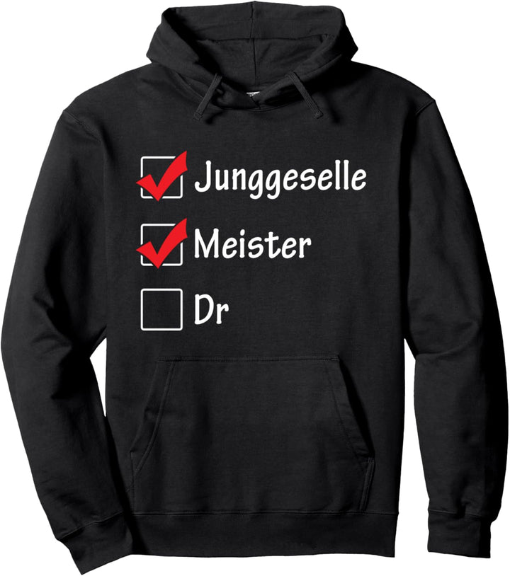 Master Abschluss Uni Spruch Doktorand Bachelor Pullover Hoodie