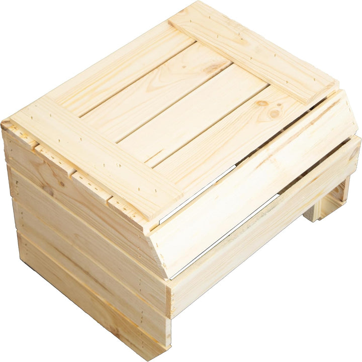 Kistenkolli Altes Land Kartoffelsteige 40x33x30 cm Gemüsekiste Obsthorde Gemüsekorb Kartoffelkiste z