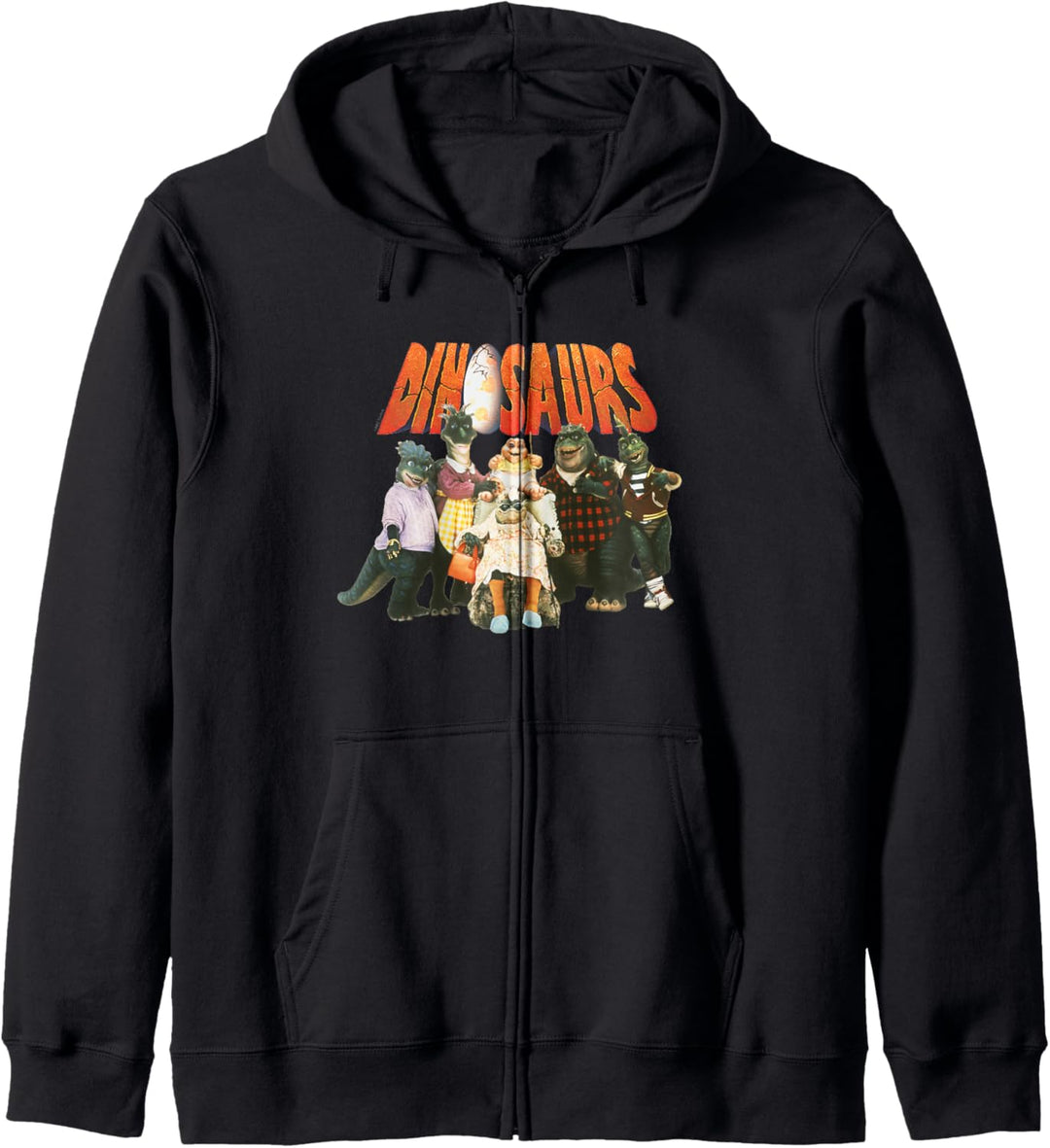Dinosaurs Gruppe mit Logo Kapuzenjacke
