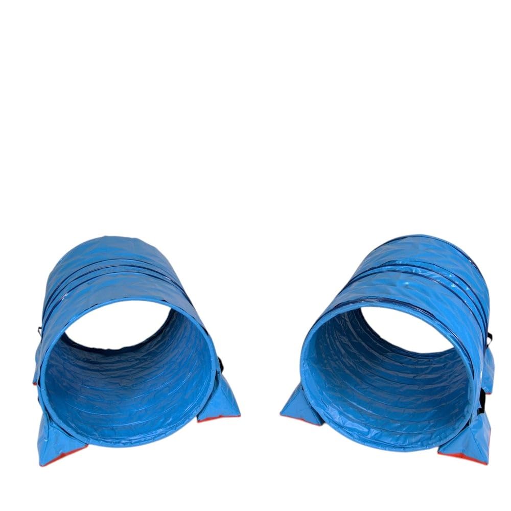 Callieway Hoopers Agility Tunnel Set “Profi”– Orig Tunnelset (2 STK.) für Hoopers Hundesport (inkl 4