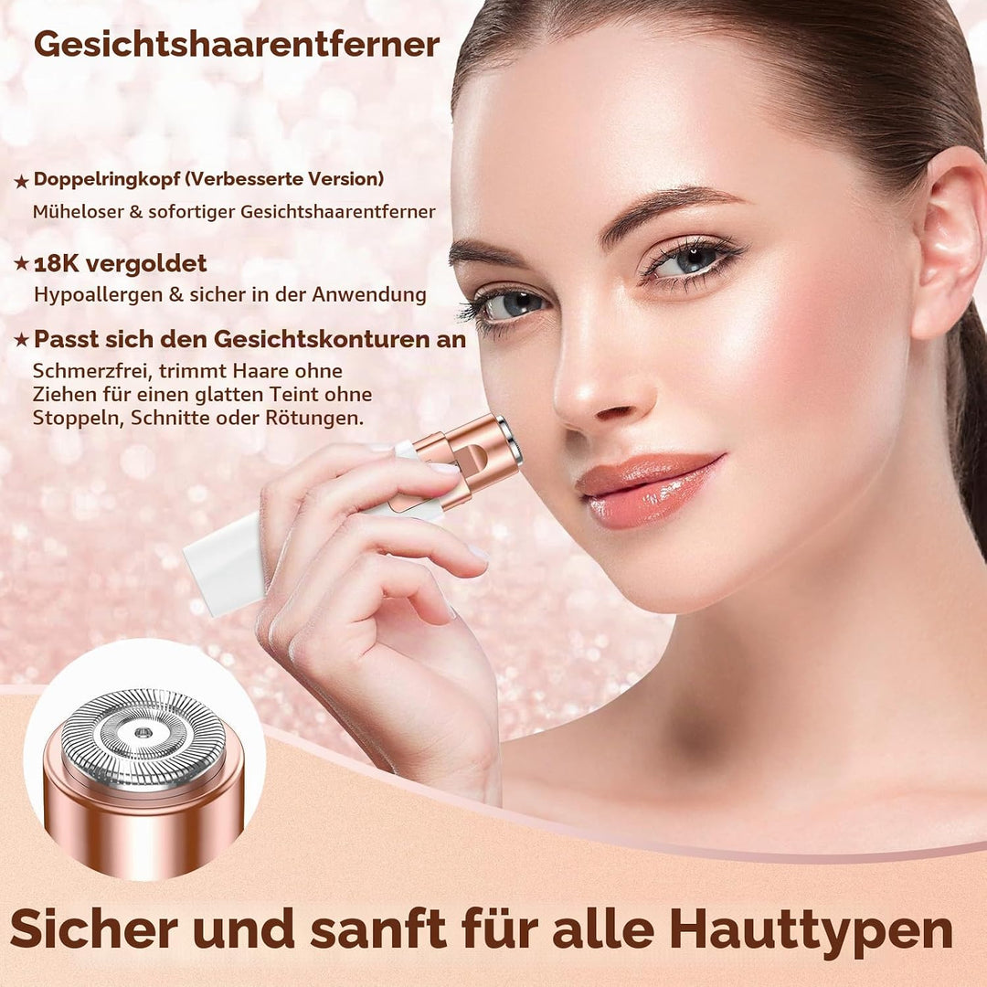 Augenbrauenrasierer elektrisch Gesichtsrasierer frauen elektrisch: Augenbrauen Trimmer damen Augenbr