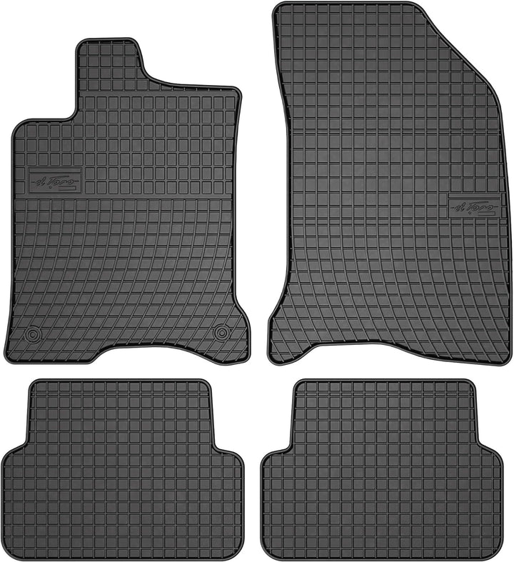 SMK Gummimatten Auto Fussmatte passt für Renault Laguna II 2001-2007 Verbessern Sie Ihren Reisekomfo