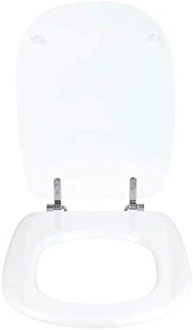 WENKO WC-Sitz Sianna, Toilettensitz aus feuchtigkeitsresistentem, porenfreiem MDF, Befestigung aus r