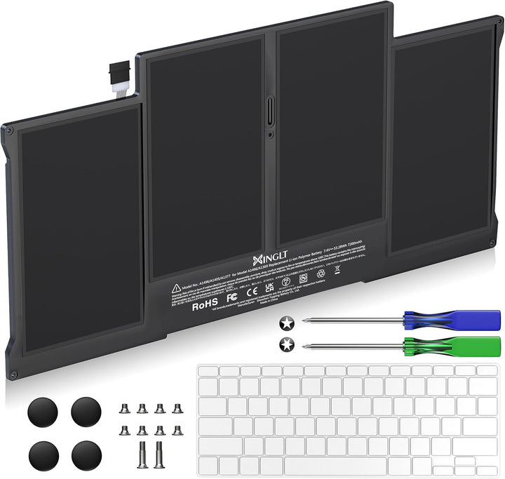 Ersatz Laptop a1466 Akku für MacBook Air 13 Akku A1466 (Mitte 2012, Mitte 2013, Anfang 2014, Anfang
