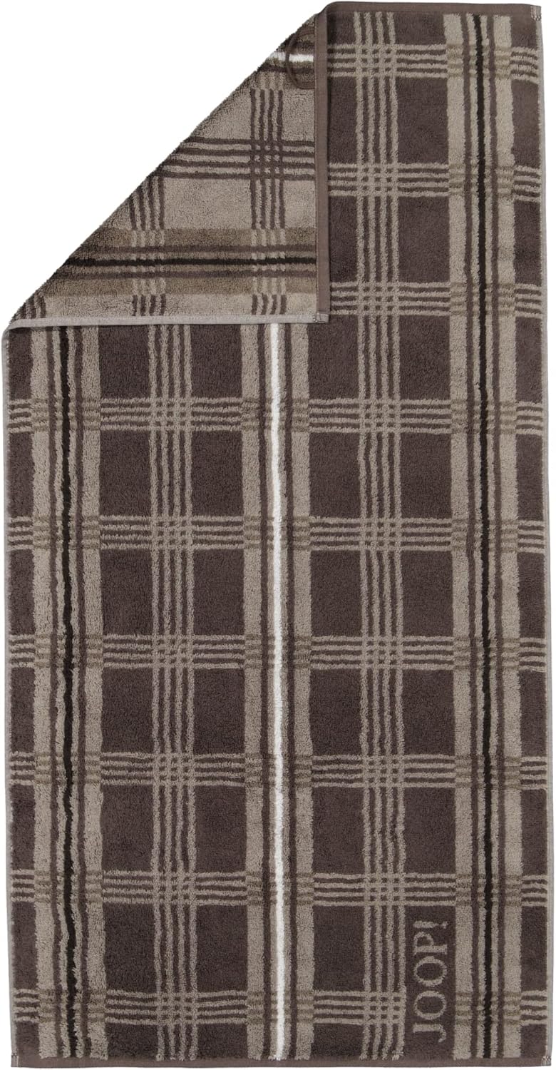 JOOP! Saunatuch Checks Checked 1685 | 36 graphit - 80 x 200