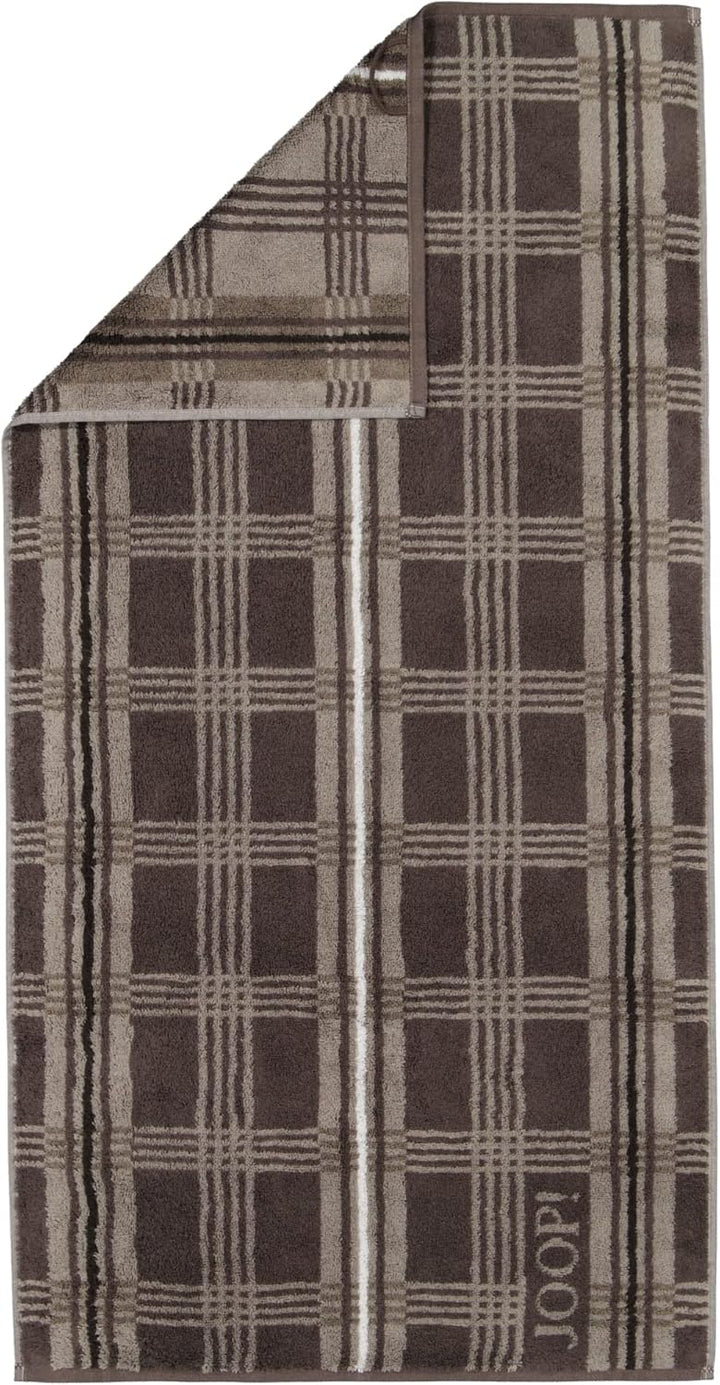 JOOP! Saunatuch Checks Checked 1685 | 36 graphit - 80 x 200