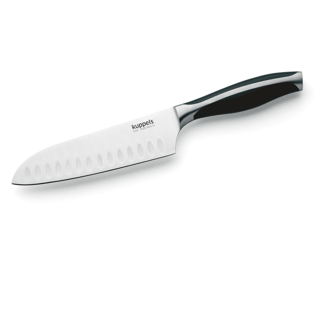 Kuppels CHEF Santokumesser | exzellente Schärfe &amp; Schnitthaltigkeit | hochwertiger Klingenstahl |Küc