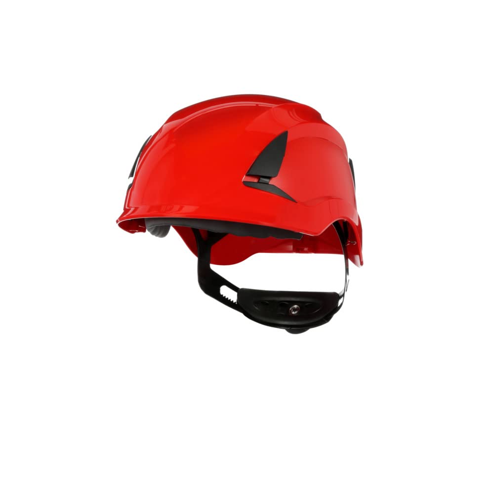 3M SecureFit Schutzhelm, X5505NVE-CE, nicht belüftet, rot, CE, rot Nicht-Belüftet