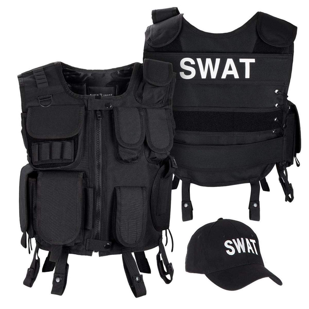 Black Snake Unisex Kostüm Kostüm XS-S SWAT, XS-S SWAT