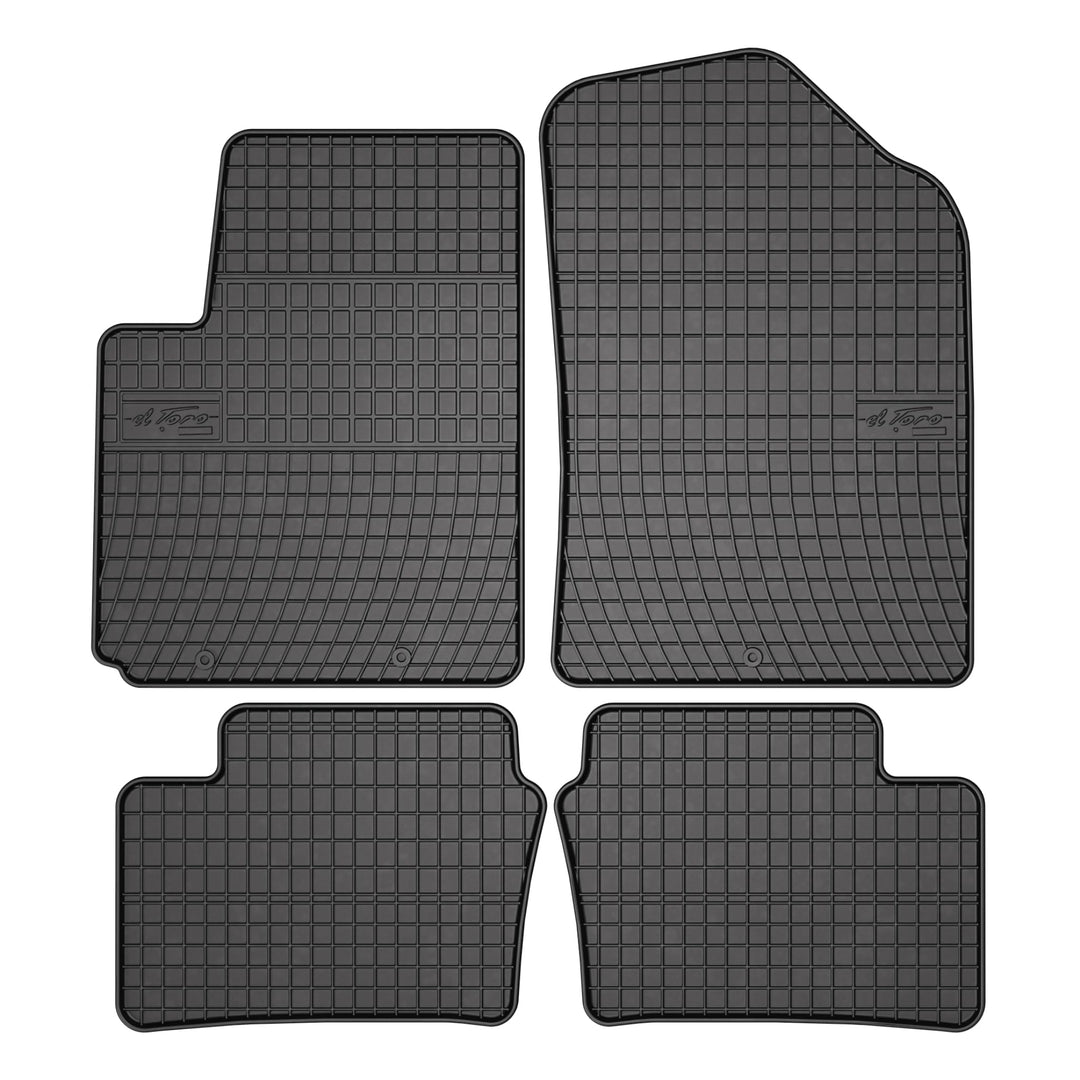 FROGUM EL Toro Gummimatten Ganzjähriges-Set von Autofussmatte Auto Fussmatten für Kia Picanto II 201