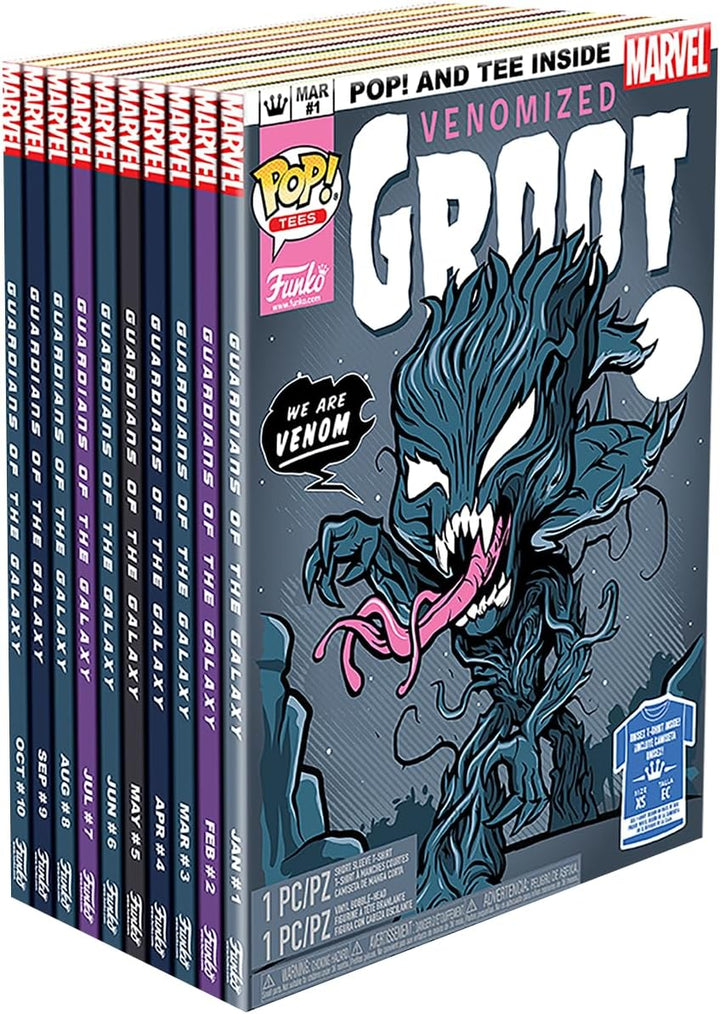Funko Marvel – Boxed T-Shirt POP + POP – Venom Groot (M)