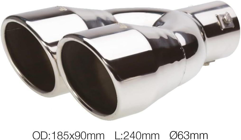 Simoni Racing TRX/59 Universal Schalldämpfer, Silber