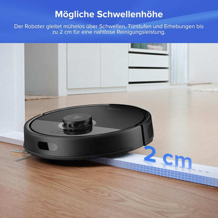 roborock Q7 L5+ Set Saugroboter mit Automatischer Staubentleerung, Dual Anti-Tangle System, 8.000 Pa