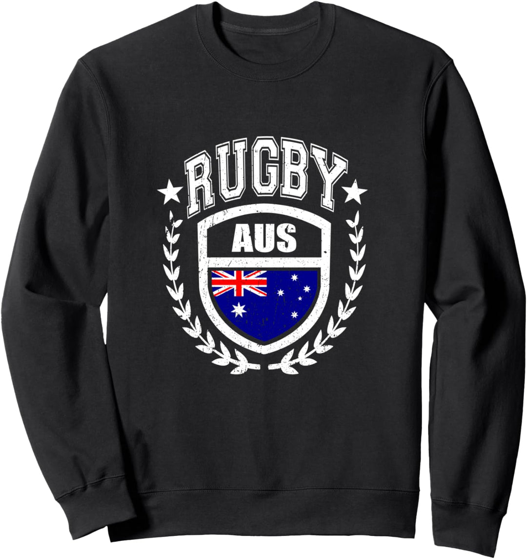 Australien Rugby Ausrüstung Australien Flagge Vintage Sport Sweatshirt