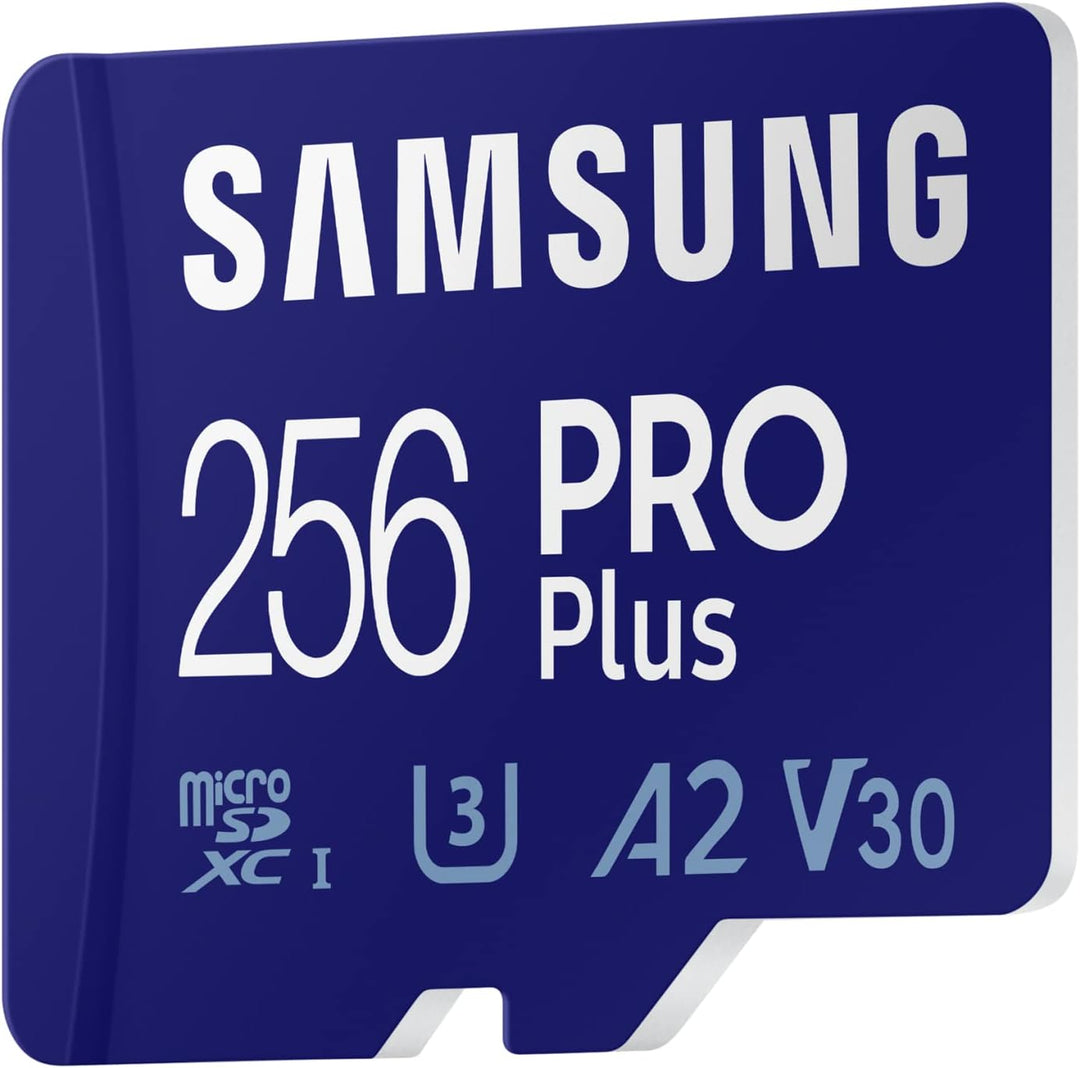 Samsung PRO Plus microSD Speicherkarte (MB-MD256KA/EU), 256 GB, UHS-I U3, Full HD & 4K UHD, 160 MB/s