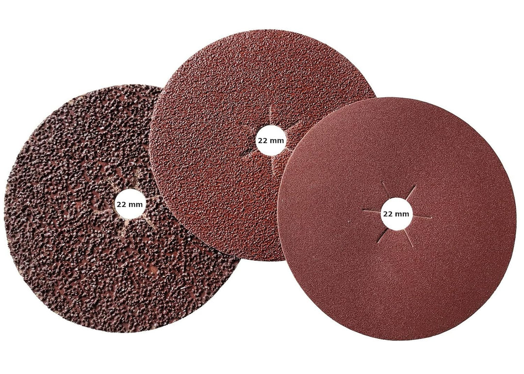 Provance 25-200 Stück Schleifscheibe Schleifpapier P40 Körnung rund 178mm x 22mm Lochaufnahme für Me