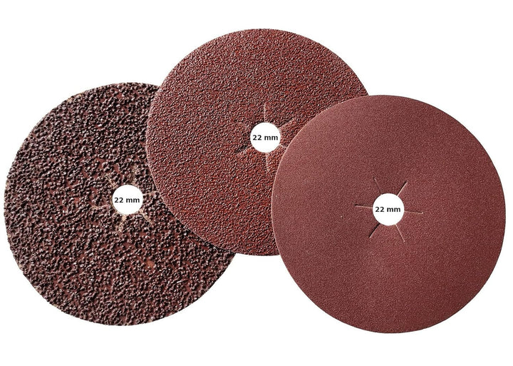 Provance 25-200 Stück Schleifscheibe Schleifpapier P40 Körnung rund 178mm x 22mm Lochaufnahme für Me
