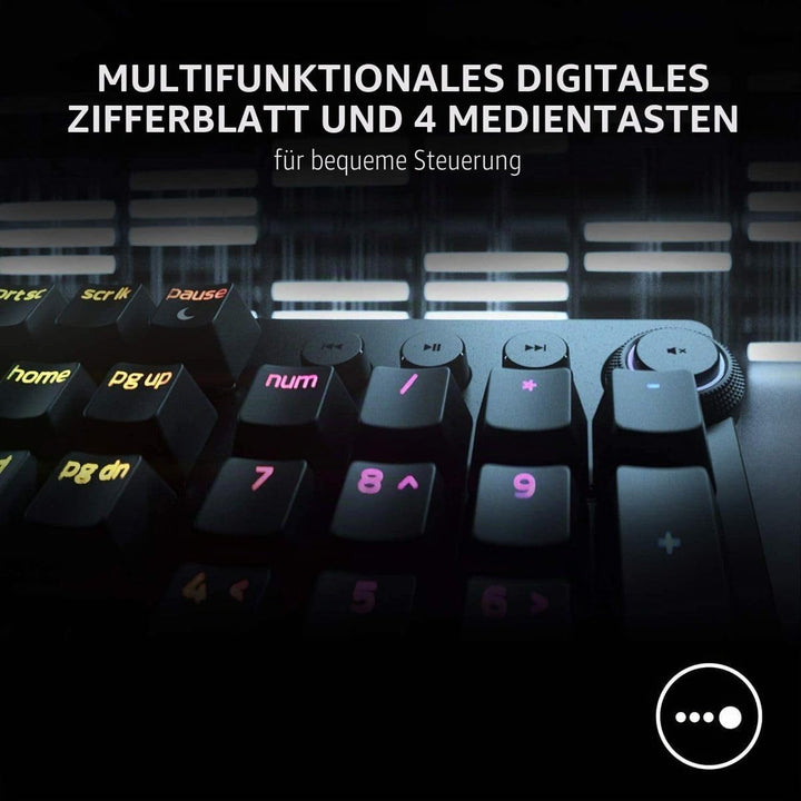 Razer Huntsman V2 Analog - Premium Gaming Tastatur mit analogen optischen Schaltern (ergonomische Ha