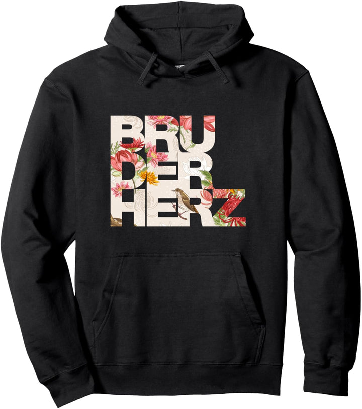 Bestes Geschenk für deinen Bruder. BRUDERHERZ Pullover Hoodie