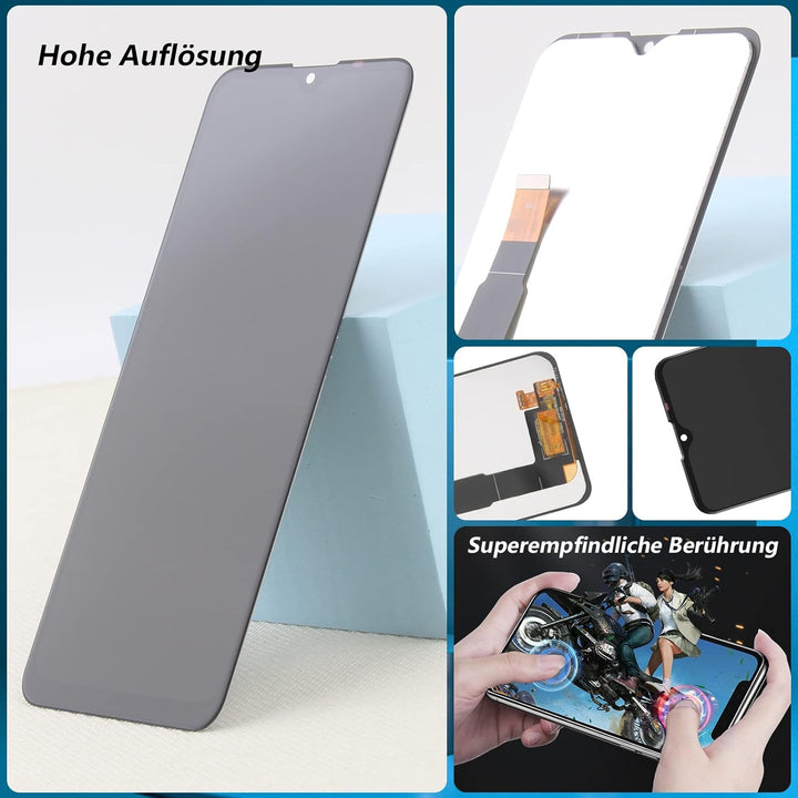 RongZy Kompatibel mit Wiko Power U10 / U20 W-V750BN / U30 Ersatz Bildschirm LCD Display und Touchscr