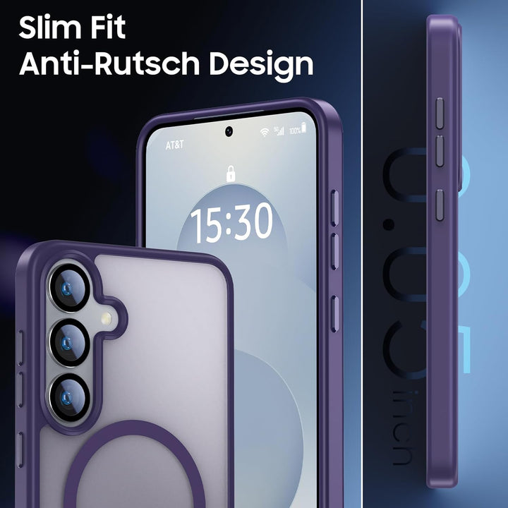 UniqueMe für Samsung Galaxy S25 Hülle - Handyhülle für Samsung Galaxy S25 Case, 5 in 1 Set Rundumsch