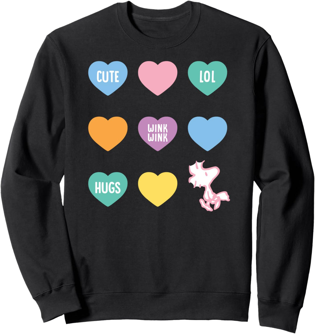 Peanuts Valentine Süssigkeits-Herz Sweatshirt