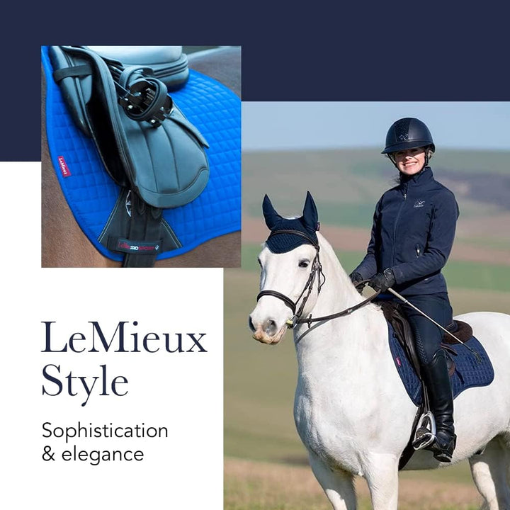 Le Mieux Prosport GP Jumping Square Standard Strap Numnah S/M Hunter Green, S/M Hunter Green