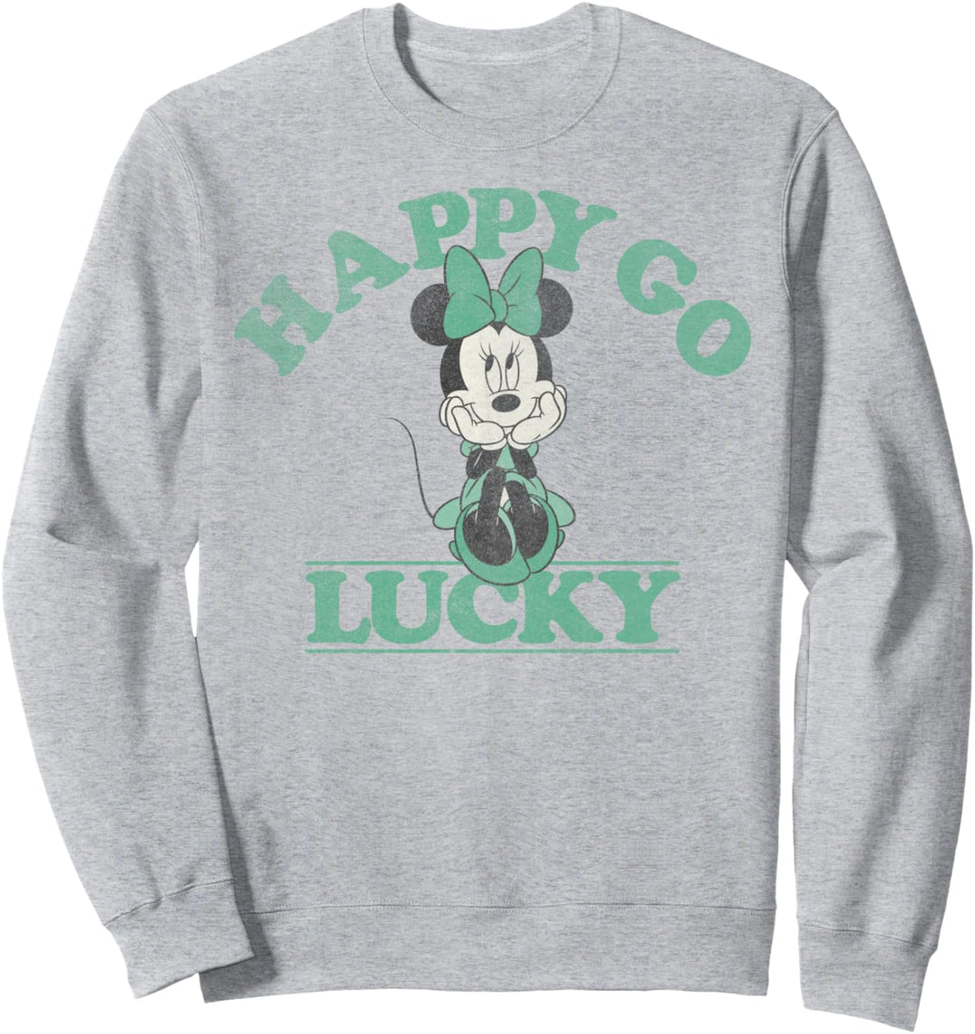 Disney Mickey And Friends Minnie Happy Go Lucky Portrait Sweatshirt