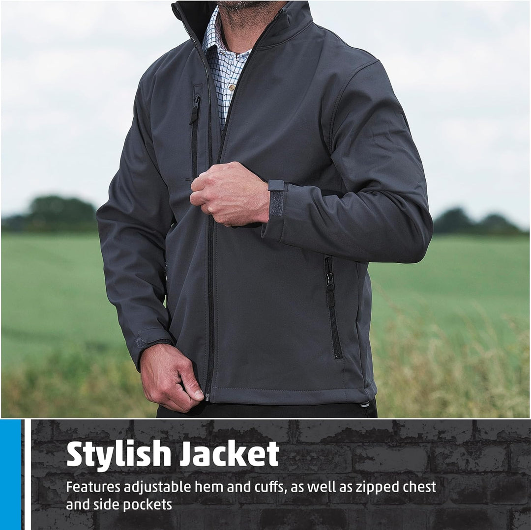 Softshell-Jacke 204 Selkirk von Fortress, schwarz, 204, Small S Schwarz, S Schwarz