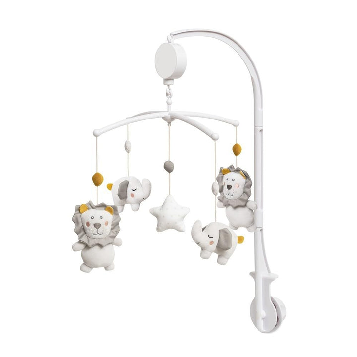 Interbaby - Musik-Mobile Löwe für Babys, Babybett Mobile mit weichen Kuscheltieren und beruhigender