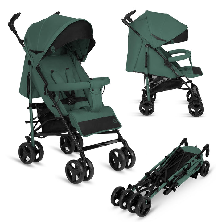Lionelo Irma Buggy Kinderwagen ab 6 Monate, leicht 7 kg, Liegeposition, faltbar mit Einhand-Faltsyst