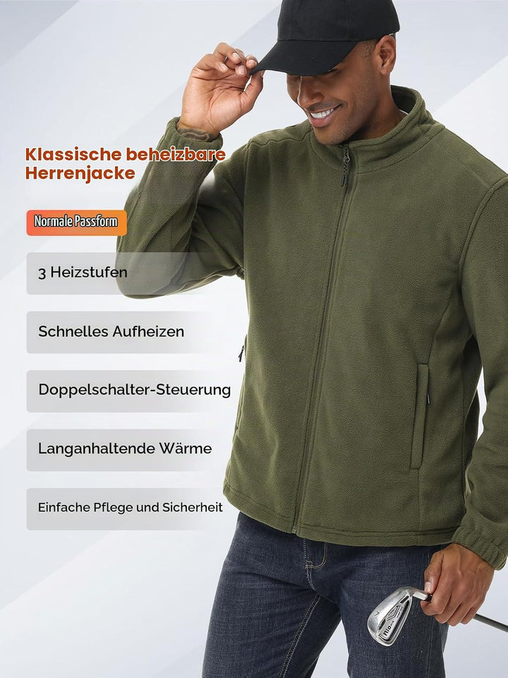 LABEWVI Beheizbare Weste, Heizweste für Damen Herren, Beheizte Jacke mit 10000mAh Powerbank, C1 Pola