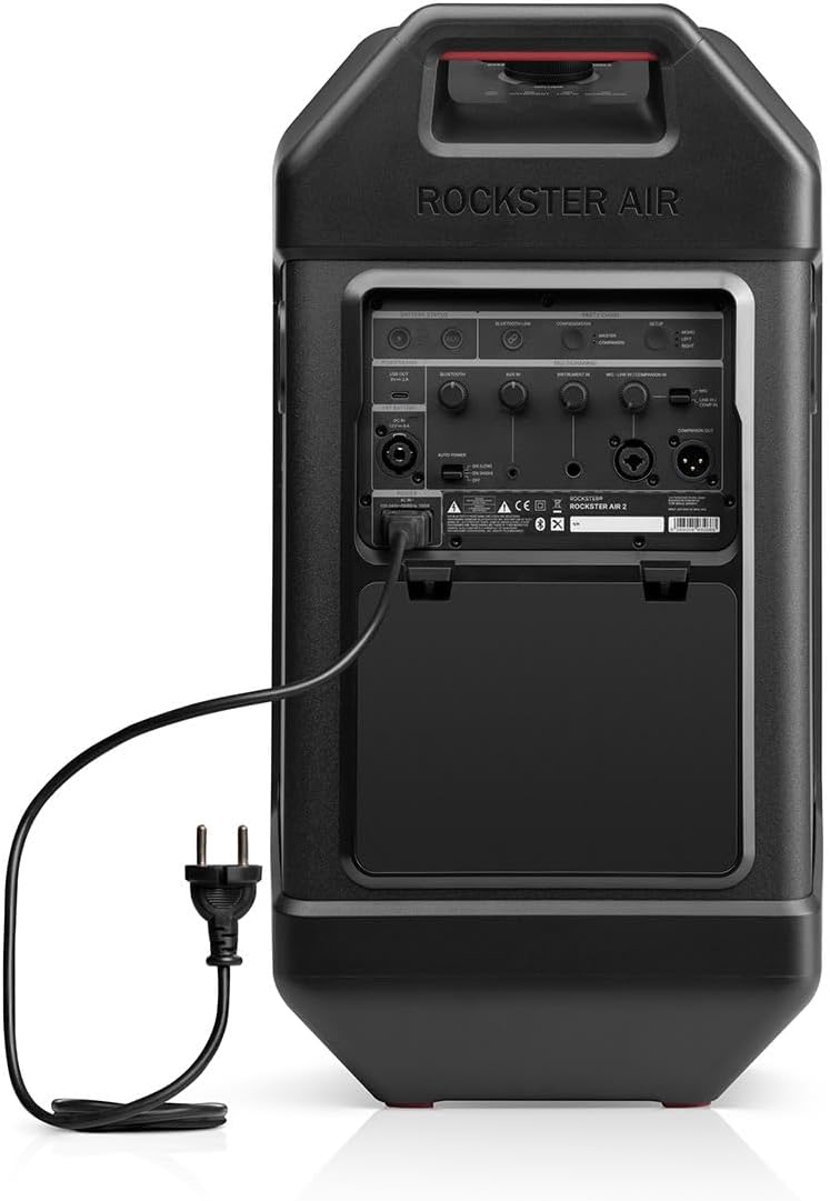 Teufel ROCKSTER AIR 2 Tragbarer Bluetooth-Speaker Stereo Set | Leistungsstark Mobiler Event Speaker,