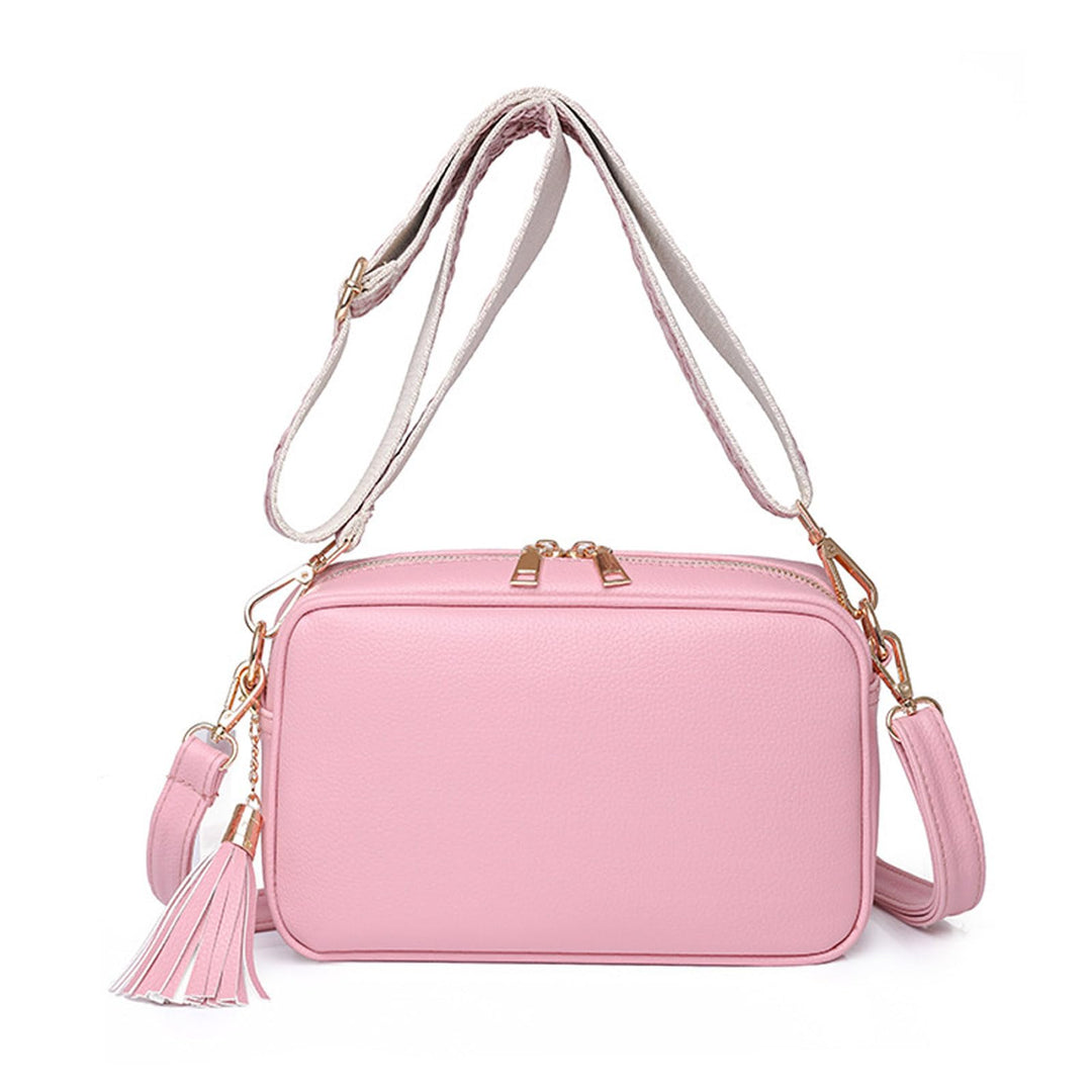 FANDARE Damen Handy Umhängetasche PU Leder Damen Handytasche zum Umhängen Schultertasche mit Zwei Sc