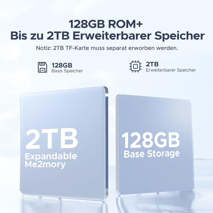 DOOGEE U10 Android 15 Tablet 10 Zoll 16GB RAM+128GB ROM (2TB TF) 5060mAh Kinder Tablet Android WiFi