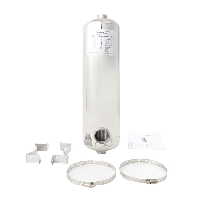 Cozyel 60 kW Edelstahl Pool-Wärmetauscher Schwimmbadwärmetauscher Pool Schwimmbad Heizung Wärmetausc