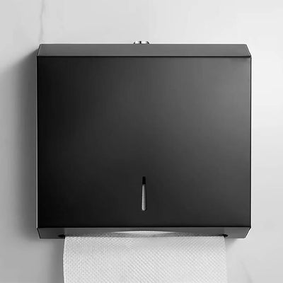 Papierhandtuchspender, Edelstahl Handtuchspender abschliessbar, Falttuchspender Papiertuchspender C/