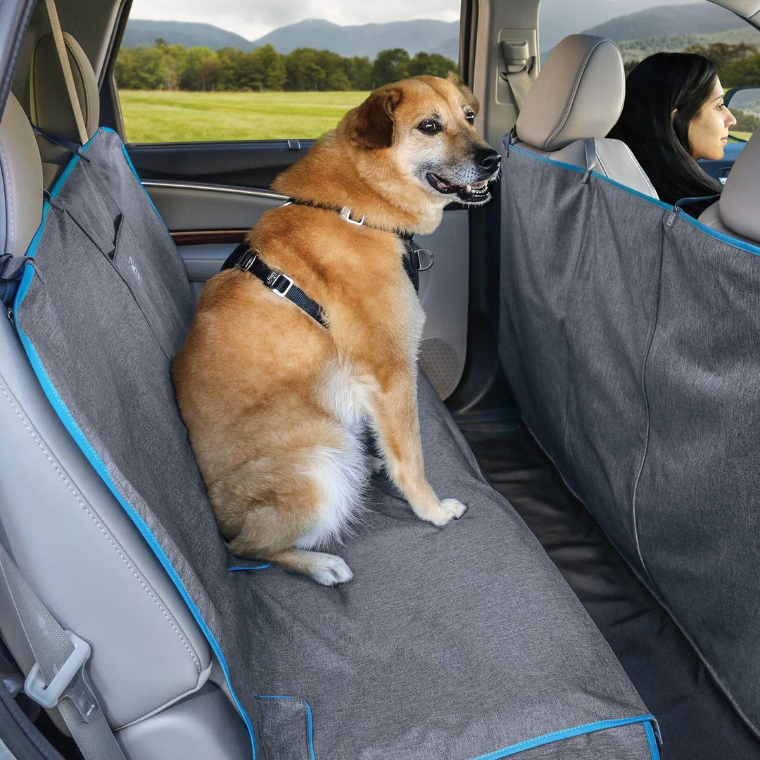 Kurgo Coast to Coast-Hängematte für Hunde, Wasserfester Schutzbezug für Autorückbank, Masse 140 cm x