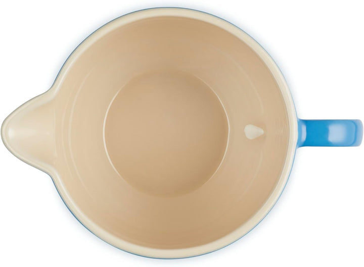 Le Creuset Steingut-Mischkanne, 2 Liter, Azure Blue, 70106202200002, Azure