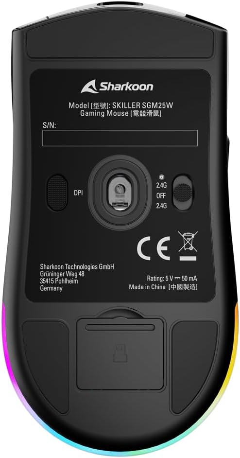 Sharkoon Skiller SGM25W Gaming Maus