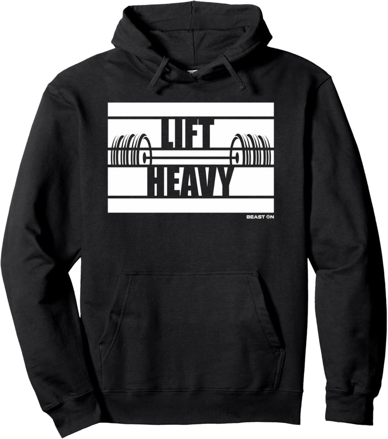 Lift Heavy Beast On Gym Motivation Sprüche Training Fitness Pullover Hoodie