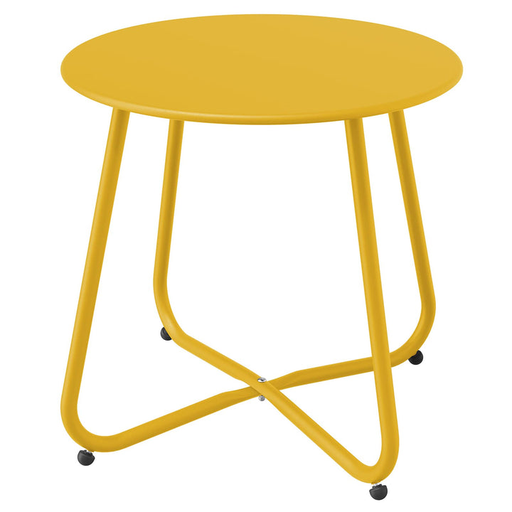 Grand Patio Beistelltisch, Verschiedenen FarbenKaffeetisch, Leicht, Stabil, Einfacher Aufbau, Kleine