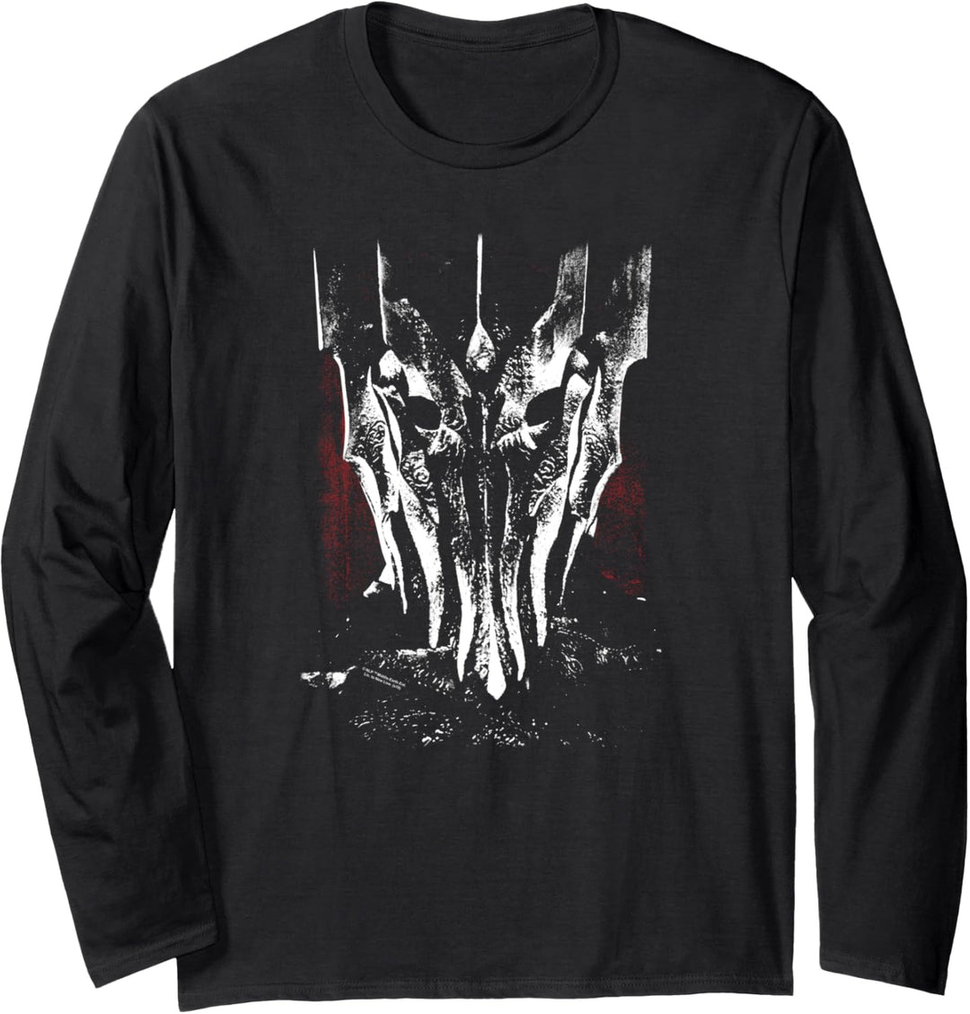 Lord of the Rings Big Sauron Head Langarmshirt