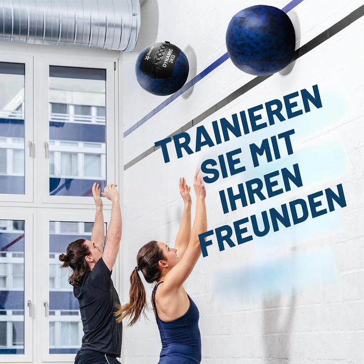 Yes4All Wall Ball, Soft Medicine Ball for Core Training and Workouts 2 KG, 2 KG