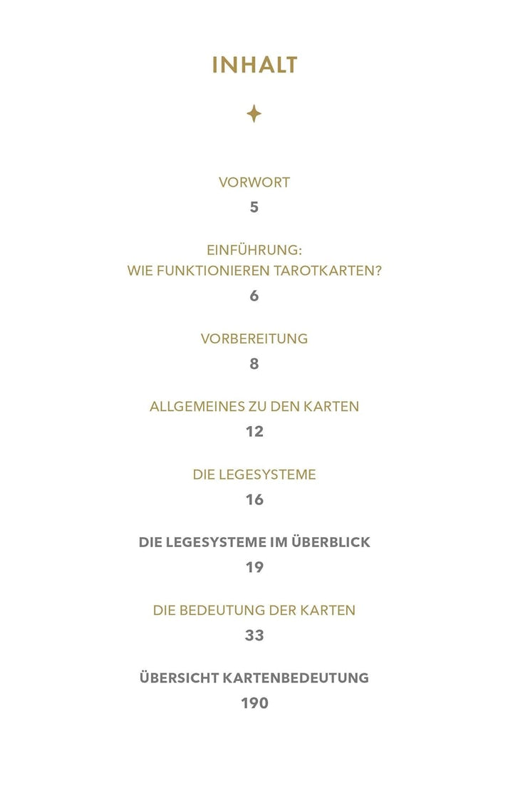 Tarotkarten: Tarotkarten mit Buch, Set für Anfänger: ausführliche Beschreibungen zu Fragen, Karten u