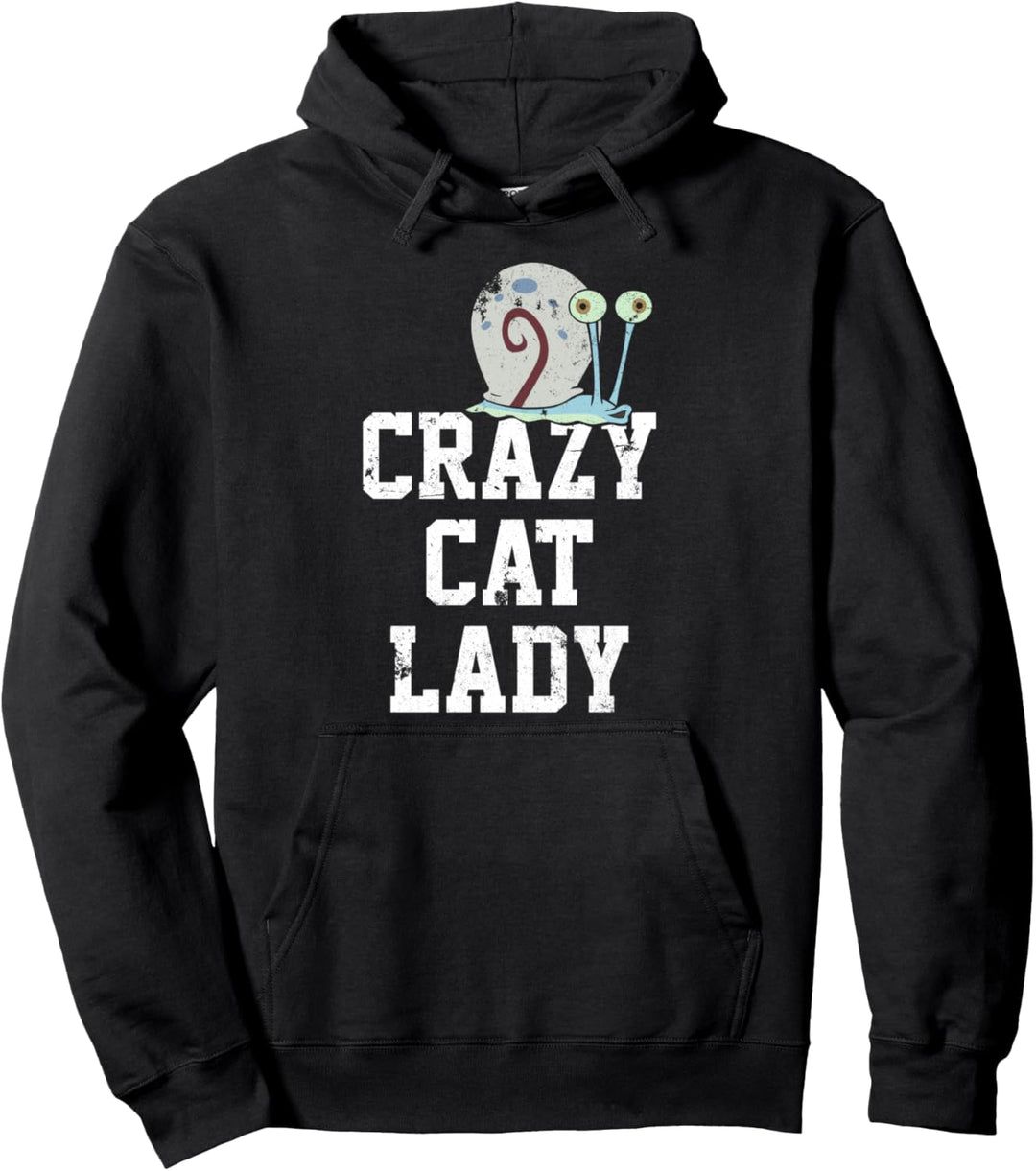 SpongeBob SquarePants Gary Crazy Cat Lady Pullover Hoodie