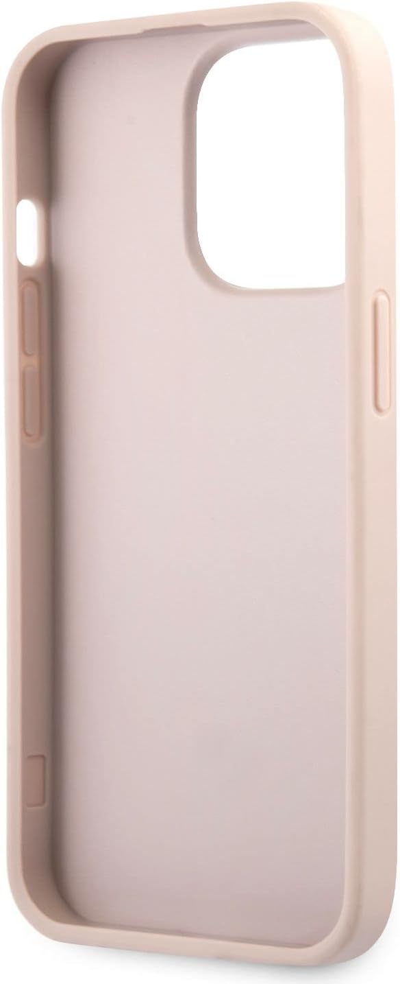 Guess GUHCP13L4GMRPI hülle für iPhone13 Pro / 13 6,1" rosa 4G with Ring Stand